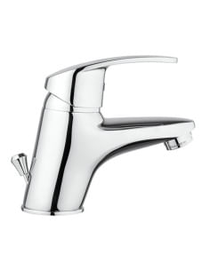 Rubinetto Miscelatore monoforo per lavabo serie Ofelia Piralla con scarico automatico 0FE00088A22 cromato - Climaway 2