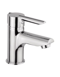 Rubinetto Miscelatore monoforo per lavabo serie Serena Piralla con scarico automatico 0SE00088A16 cromato - Climaway