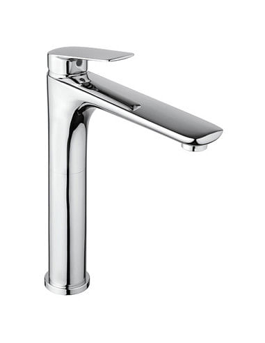 Rubinetto Miscelatore monoforo per lavabo alto serie Lago Piralla con scarico automatico 0LG00488A22 cromato - Climaway