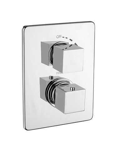Miscelatore Piralla incasso per doccia serie Artic 0AC00410A23 cromato - Climaway