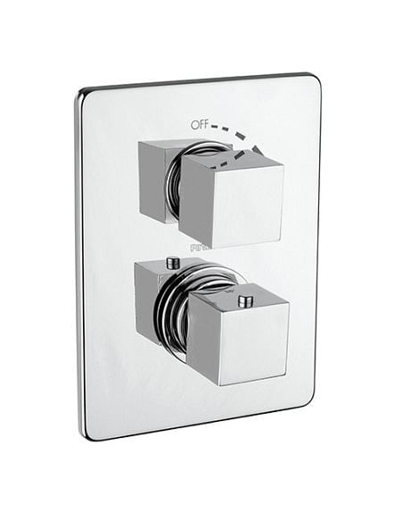 Miscelatore Piralla incasso per doccia serie Artic 0AC00410A23 cromato - Climaway