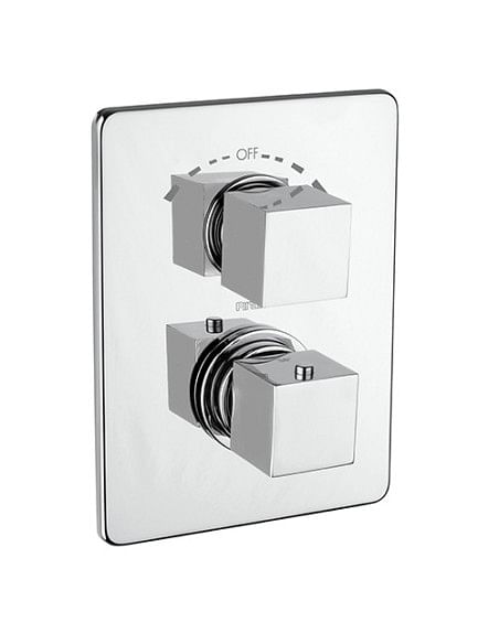 Miscelatore Piralla incasso per doccia serie Artic con deviatore 0AC00400A23 cromato - Climaway