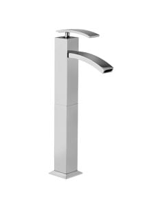 Set Rubinetti Jacuzzi per lavabo alto e bidet senza scarico serie Glint cromato - Climaway 2