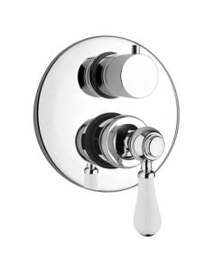 Miscelatore Jacuzzi incasso per doccia serie Tosca con deviatore rotativo a 2 uscite 0TO00400JA00 cromato - Climaway