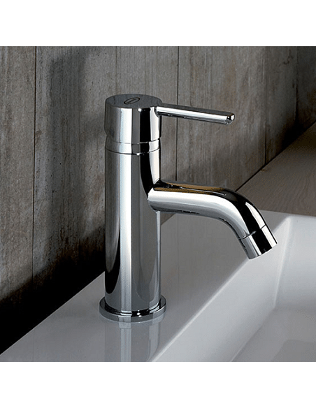 Rubinetto Jacuzzi per lavabo serie Sunset senza scarico per piletta click clack 0SU00086JA01 cromato - Climaway