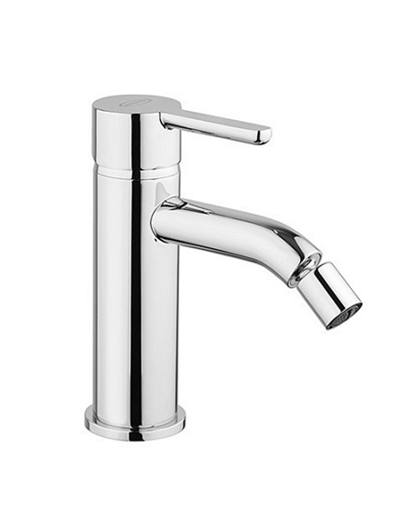 Set Rubinetti Jacuzzi per lavabo a parete con piastra e bidet senza scarico serie Sunset cromato - Climaway