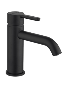 Rubinetto Jacuzzi per lavabo serie Sunset YO senza scarico compatibile con piletta click clack 0SUYO086JA01 nero opaco - Clim...