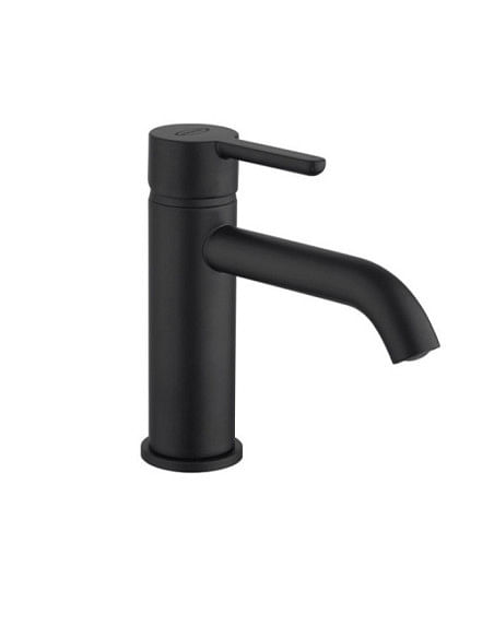 Set Rubinetti Jacuzzi per lavabo e bidet senza scarico e doccia esterno serie Sunset YO nero opaco - Climaway