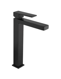 Set Rubinetti Jacuzzi per lavabo alto e bidet senza scarico e doccia esterno serie Twinkle YO nero opaco - Climaway 2