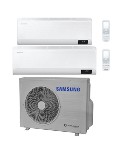 Climatizzatore Condizionatore Samsung CEBU R32 Wifi Dual Split Inverter 7000 + 18000 BTU con U.E. AJ080TXJ4KG/EU NOVITÁ Class... 2