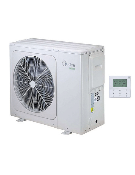 Pompa di calore monoblocco 9 KW Aria-Acqua R32 Midea Power Series monofase - MHC-V9WD2N8-C per riscaldamento / raffrescamento...