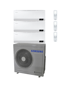 Climatizzatore Condizionatore Samsung CEBU R32 Wifi Trial Split Inverter 9000 + 9000 + 12000 BTU con U.E. AJ068TXJ3KG/EU NOVI... 2