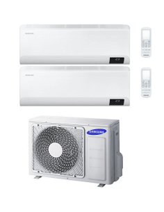Climatizzatore Condizionatore Samsung CEBU R32 Wifi Dual Split Inverter 7000 + 12000 BTU con U.E. AJ040TXJ2KG/EU NOVITÁ Class... 2