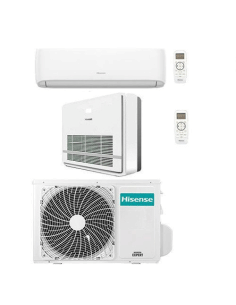 Climatizzatore Condizionatore Hisense Console + Hi Comfort 9000 + 12000 BTU R32 Dual split Inverter con U.E. 2AMW52U4RXC NOVI... 2