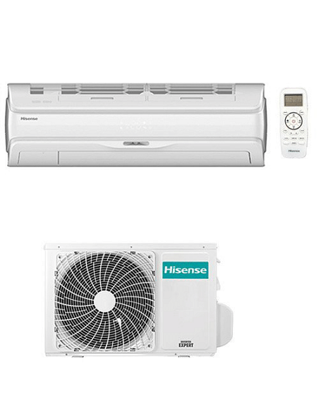 Climatizzatore Condizionatore Hisense Silentium Pro Wifi 12000 BTU QD35XU01G INVERTER Classe A+++/A+++ - Climaway