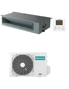 Climatizzatore Condizionatore Hisense Canalizzabile R32 9000 BTU ADT26UX4RBL8 INVERTER Classe A++/A+ - Climaway 2