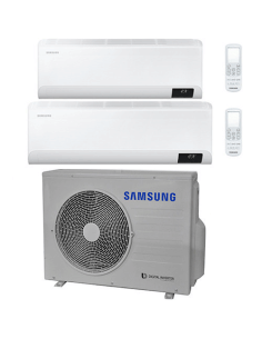 Climatizzatore Condizionatore Samsung WINDFREE AVANT R32 Wifi Dual Split Inverter 7000 + 18000 BTU con U.E. AJ052TXJ3KG/EU NO... 2