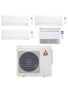 Climatizzatore Condizionatore Mitsubishi R32 Quadri Split Inverter MSZ-AY Wifi più Console 9000 + 9000 + 9000 + 9000 BTU con ... 2