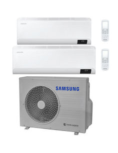 Climatizzatore Condizionatore Samsung WINDFREE AVANT R32 Wifi Dual Split Inverter 9000 + 18000 BTU con U.E. AJ052TXJ3KG/EU NO... 2