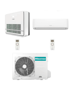 Climatizzatore Condizionatore Hisense Hi Comfort + Console R32 Dual Split Wifi Inverter 9000 + 18000 BTU con U.E. 3AMW62U4RJC... 2