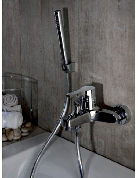 Rubinetto Miscelatore per vasca serie Moonlight Jacuzzi con duplex 0MG00002JA02 cromato - Climaway