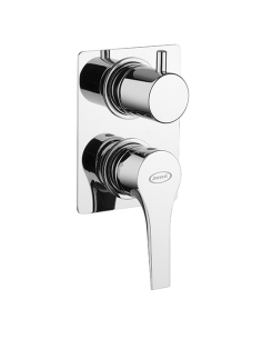 Miscelatore Jacuzzi incasso per doccia serie Moonlight con deviatore rotativo a 2 uscite 0MG00400JA02 cromato - Climaway