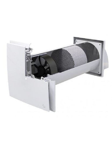 Aspiratore estrattore statico d'aria con recupero di calore PICO PRO 30 Wifi a parete con alimentatore ad incasso Tecnosystem...