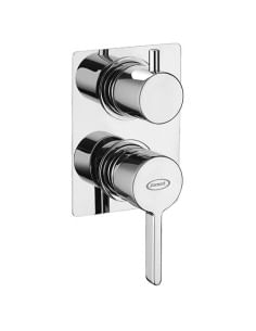 Miscelatore Jacuzzi incasso per doccia serie Fiamma con deviatore rotativo a 2 uscite 0FM00400JA00 cromato - Climaway