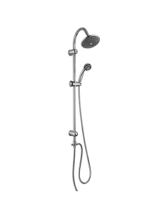 Colonna doccia Piralla serie Zoe regolabile a fori esistenti con deviatore meccanico 0ZO00846A16 - Climaway