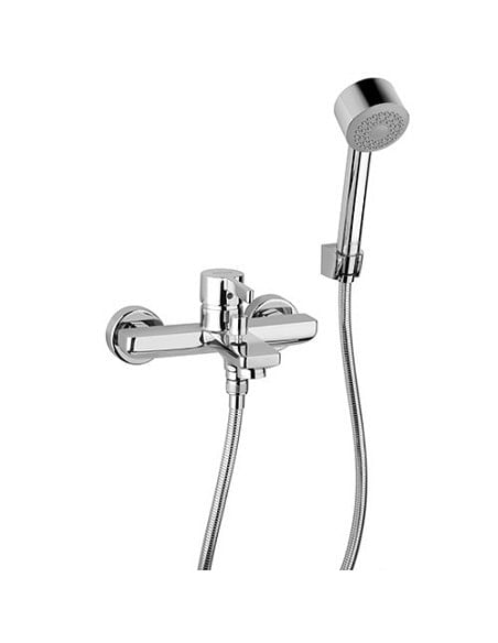 Set Rubinetti Jacuzzi per lavabo e bidet senza scarico e vasca serie Fiamma cromato - Climaway