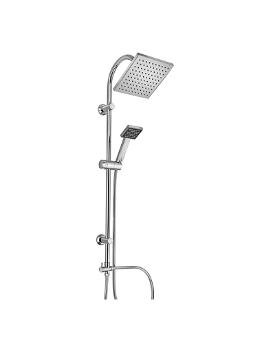 Colonna doccia Piralla serie Savona regolabile a fori esistenti con deviatore meccanico 0HR00846D16 - Climaway
