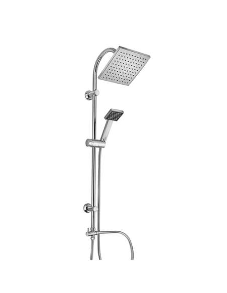 Colonna doccia Piralla serie Savona regolabile a fori esistenti con deviatore meccanico 0HR00846D16 - Climaway