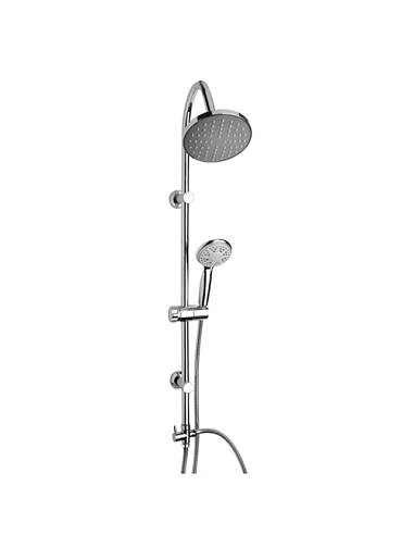 Colonna doccia Piralla serie Milano regolabile a fori esistenti con deviatore meccanico 0HR00846B16 - Climaway