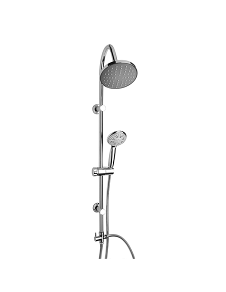 Colonna doccia Piralla serie Milano regolabile a fori esistenti con deviatore meccanico 0HR00846B16 - Climaway