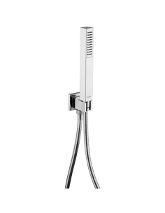 Kit doccia Jacuzzi quadro con doccino e presa acqua art. 0KC00904JA00 cromato - Climaway
