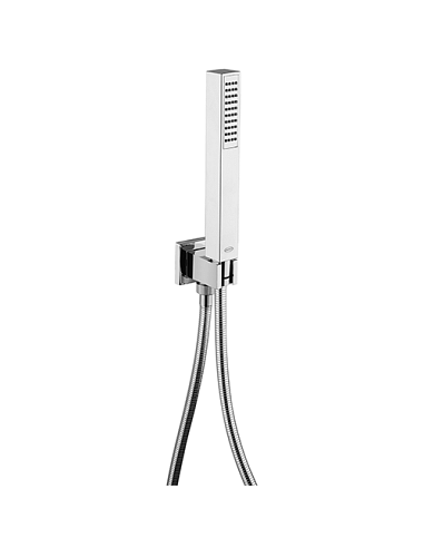 Kit doccia Jacuzzi quadro con doccino e presa acqua art. 0KC00904JA00 cromato - Climaway