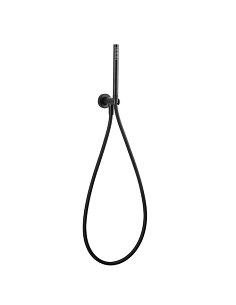 Kit doccia Jacuzzi tondo con doccino e presa acqua art. 0KCYO901JA00 nero opaco - Climaway