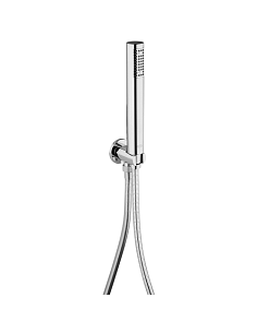 Kit doccia Jacuzzi tondo con doccino e presa acqua art. 0KC00901JA00 cromato - Climaway