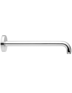 Set soffione doccia tondo Jacuzzi da 25 cm in acciaio inox ultrapiatto e braccio doccia tondo da 35 cm cromato - Climaway 2