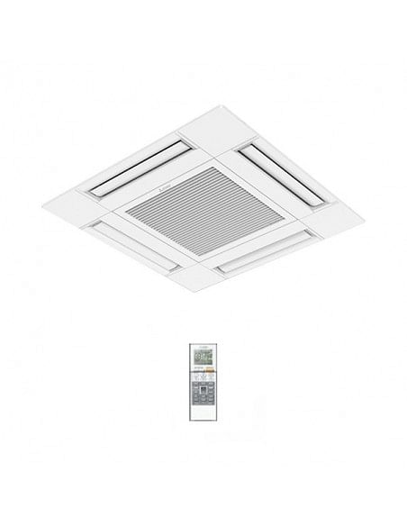 Climatizzatore Condizionatore Mitsubishi Cassetta R32 SLZ-M + MSZ-AY Trial Split Inverter 9000 + 18000 + 18000 BTU con U.E. M...