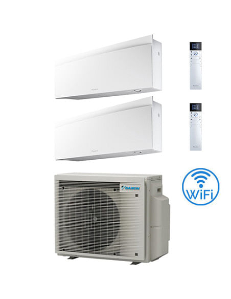 Climatizzatore GARANZIA ITALIA Daikin EMURA Dual Split Inverter Wifi 7000 + 7000 BTU con U.E. 2MXM40A9 Classe A+++/A++ NOVITA...