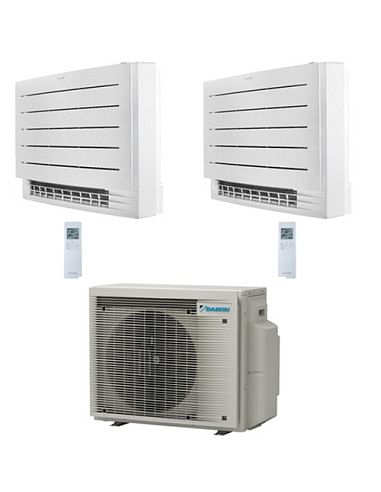 Climatizzatore GARANZIA ITALIA Daikin Serie FVXM-A Console Pavimento Perfera R32 Dual Split Inverter 9000 + 9000 BTU con U.E....
