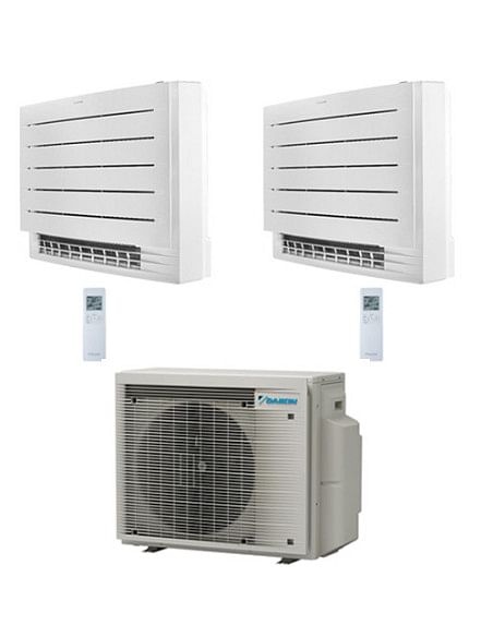 Climatizzatore GARANZIA ITALIA Daikin Serie FVXM-A Console Pavimento Perfera R32 Dual Split Inverter 9000 + 9000 BTU con U.E....