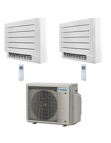 Climatizzatore GARANZIA ITALIA Daikin Serie FVXM-A Console Pavimento Perfera R32 Dual Split Inverter 12000 + 12000 BTU con U....