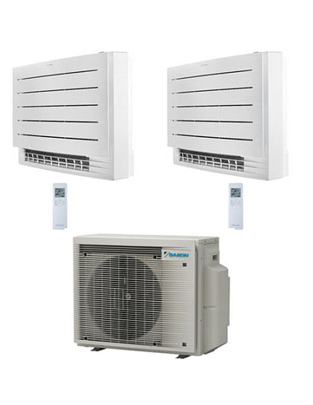 Climatizzatore GARANZIA ITALIA Daikin Serie FVXM-A Console Pavimento Perfera R32 Dual Split Inverter 12000 + 12000 BTU con U....