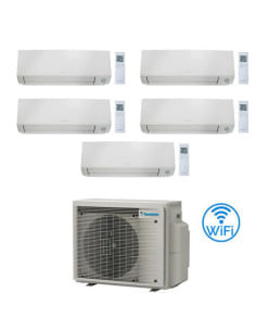Climatizzatore GARANZIA ITALIA Daikin Perfera All Seasons Wifi Penta Split Inverter 7000 + 9000 + 9000 + 9000 + 18000 BTU con...