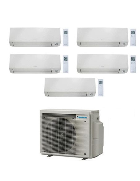 Climatizzatore GARANZIA ITALIA Daikin Perfera All Seasons Wifi Penta Split Inverter 7000 + 9000 + 9000 + 9000 + 18000 BTU con...