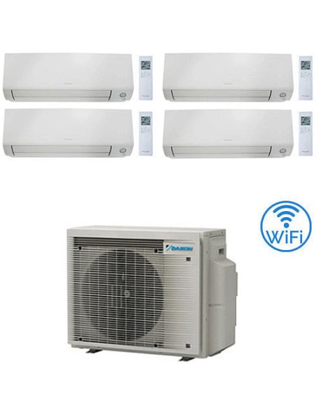 Climatizzatore GARANZIA ITALIA Daikin Perfera All Seasons Wifi Quadri Split Inverter 9000 + 9000 + 9000 + 12000 BTU con U.E. ...