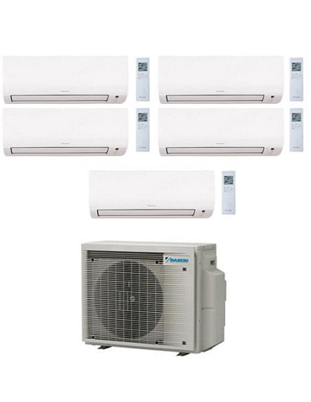 Climatizzatore GARANZIA ITALIA Daikin Comfora WIFI INCLUSO Penta Split Inverter 9000 + 9000 + 9000 + 9000 + 9000 BTU con U.E....