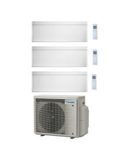 Climatizzatore GARANZIA ITALIA Daikin Stylish Bianco WiFi Trial Split Inverter 9000 + 9000 + 9000 BTU con U.E. 3MXM52A9 Class... 2